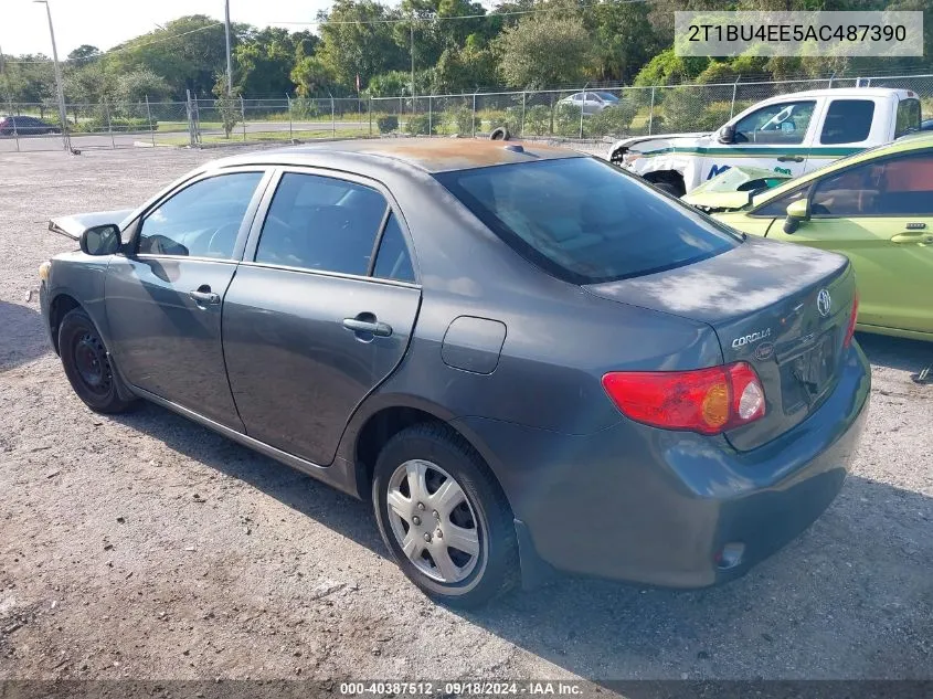 2010 Toyota Corolla Le VIN: 2T1BU4EE5AC487390 Lot: 40387512