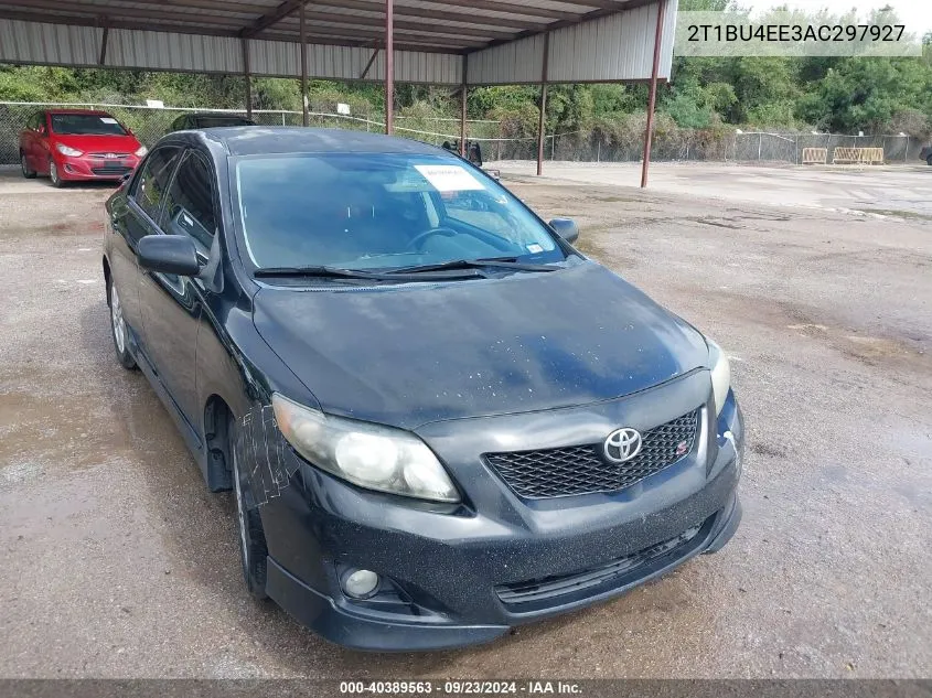 2010 Toyota Corolla S VIN: 2T1BU4EE3AC297927 Lot: 40389563