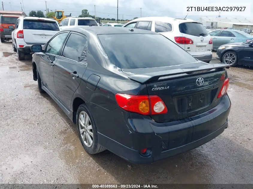 2T1BU4EE3AC297927 2010 Toyota Corolla S