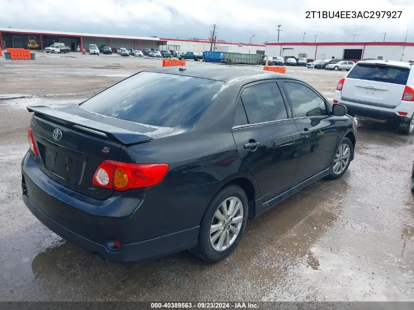 2010 Toyota Corolla S VIN: 2T1BU4EE3AC297927 Lot: 40389563