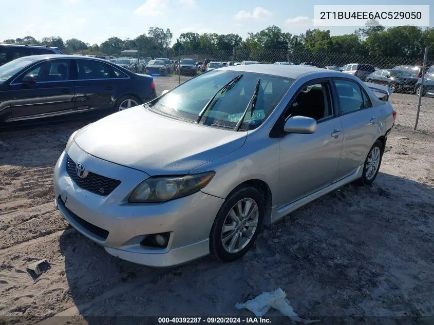 2010 Toyota Corolla S VIN: 2T1BU4EE6AC529050 Lot: 40392287