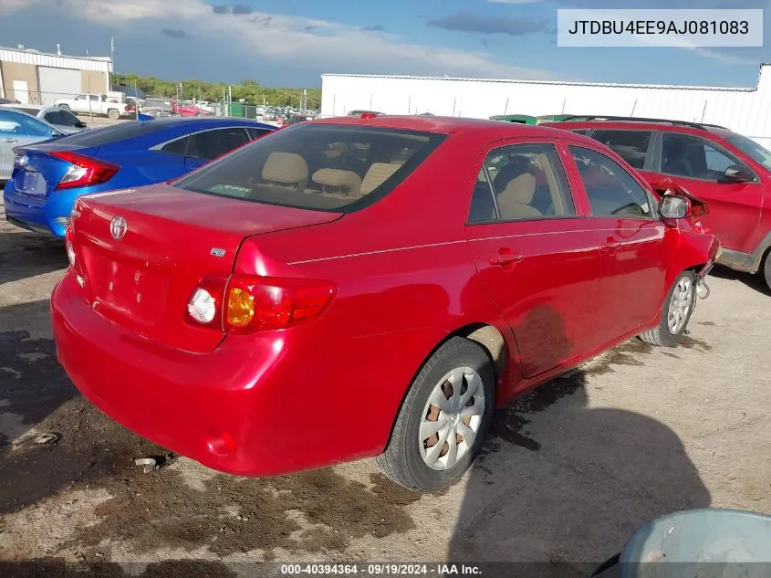 2010 Toyota Corolla Le VIN: JTDBU4EE9AJ081083 Lot: 40394364