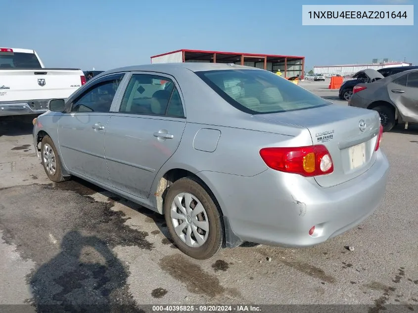 2010 Toyota Corolla Le VIN: 1NXBU4EE8AZ201644 Lot: 40395825