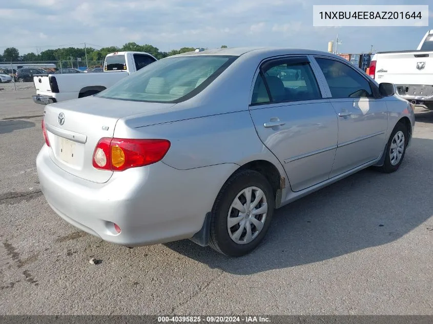 2010 Toyota Corolla Le VIN: 1NXBU4EE8AZ201644 Lot: 40395825