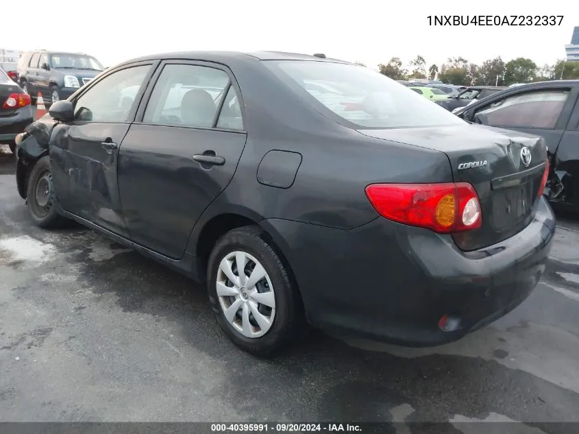 2010 Toyota Corolla Le VIN: 1NXBU4EE0AZ232337 Lot: 40395991