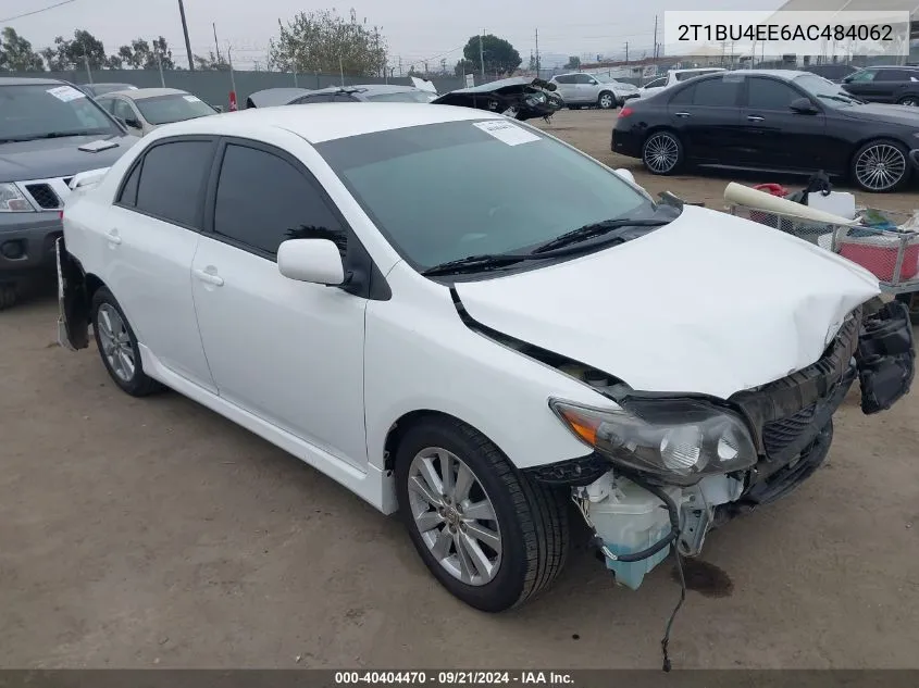 2010 Toyota Corolla S VIN: 2T1BU4EE6AC484062 Lot: 40404470