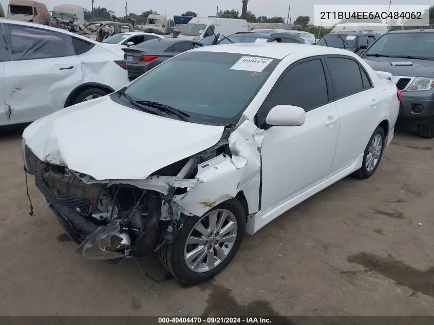 2010 Toyota Corolla S VIN: 2T1BU4EE6AC484062 Lot: 40404470