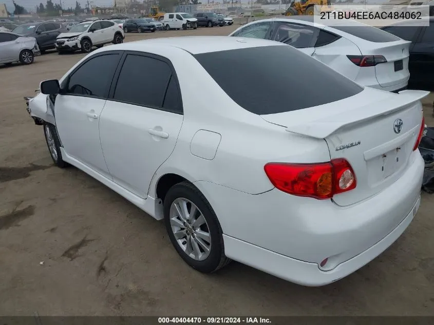 2010 Toyota Corolla S VIN: 2T1BU4EE6AC484062 Lot: 40404470