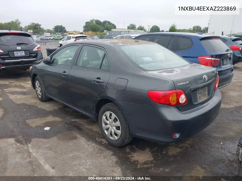 2010 Toyota Corolla Le VIN: 1NXBU4EEXAZ223869 Lot: 40414351