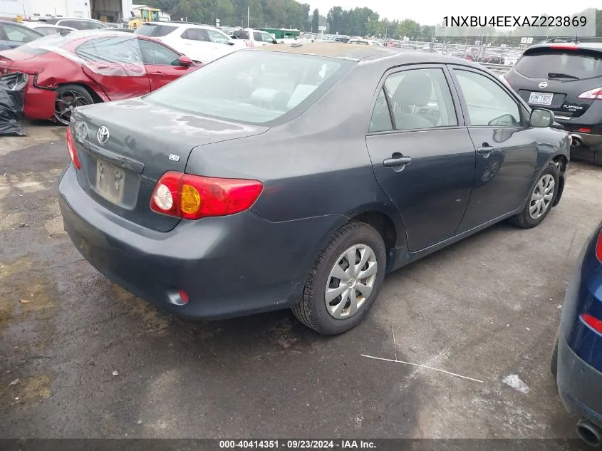 2010 Toyota Corolla Le VIN: 1NXBU4EEXAZ223869 Lot: 40414351