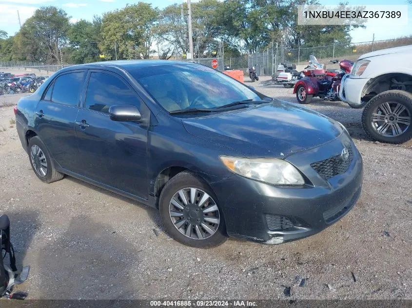 2010 Toyota Corolla Le VIN: 1NXBU4EE3AZ367389 Lot: 40416885