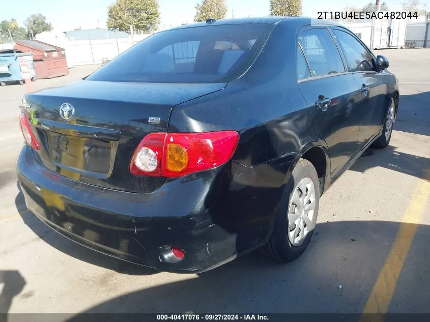 2010 Toyota Corolla Le VIN: 2T1BU4EE5AC482044 Lot: 40417076