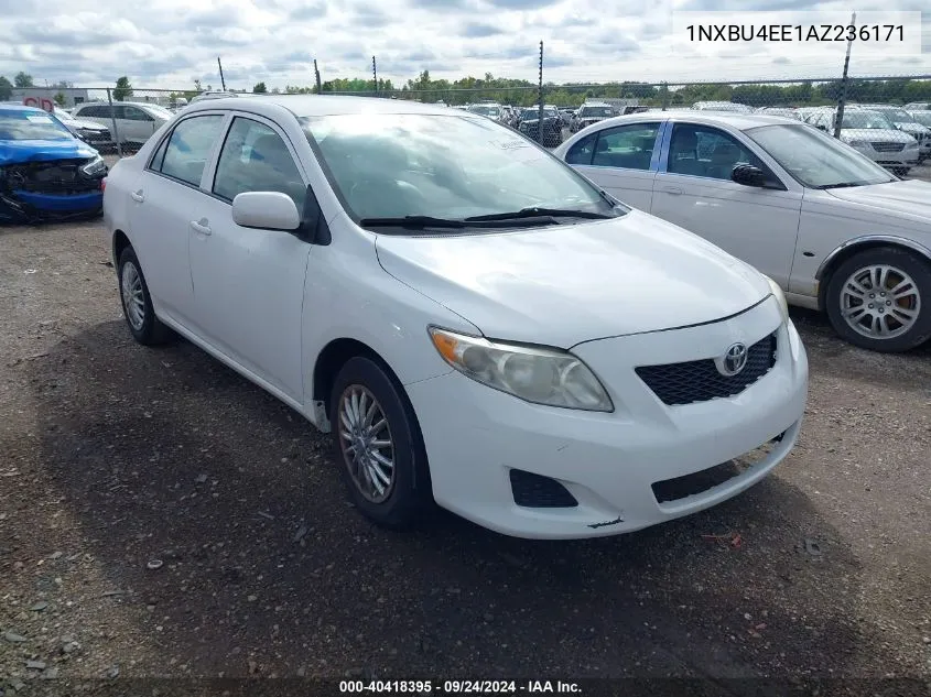 2010 Toyota Corolla Le VIN: 1NXBU4EE1AZ236171 Lot: 40418395