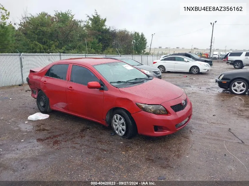 2010 Toyota Corolla Le VIN: 1NXBU4EE8AZ356162 Lot: 40420823