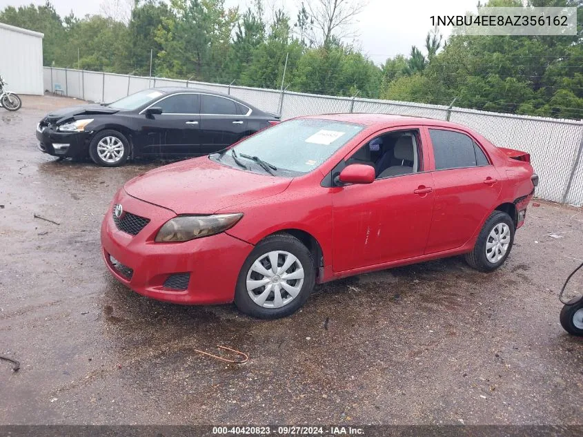 2010 Toyota Corolla Le VIN: 1NXBU4EE8AZ356162 Lot: 40420823