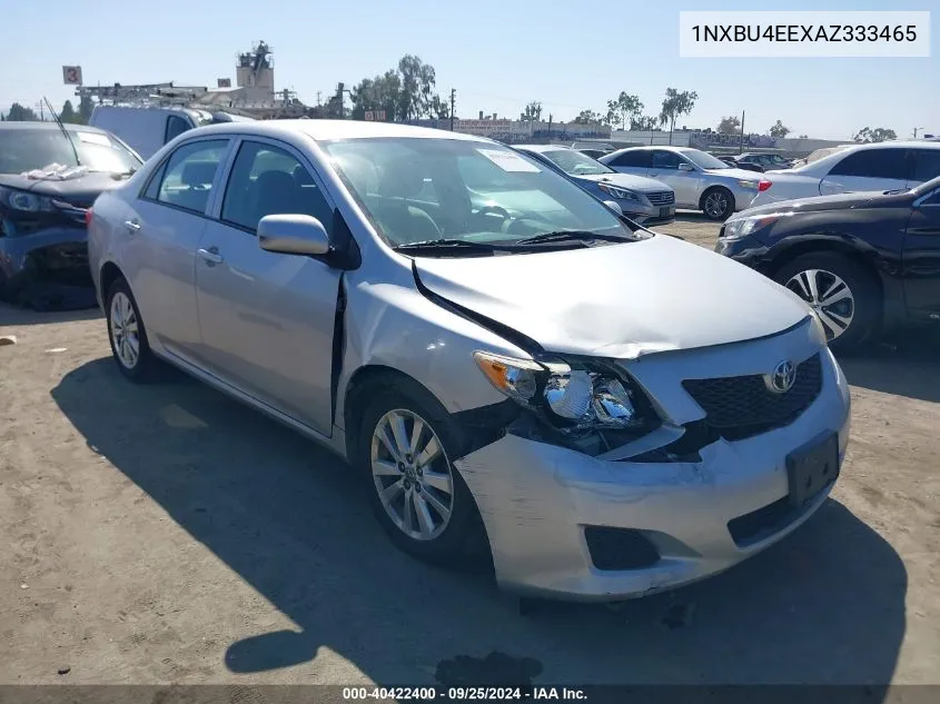 2010 Toyota Corolla Le VIN: 1NXBU4EEXAZ333465 Lot: 40422400