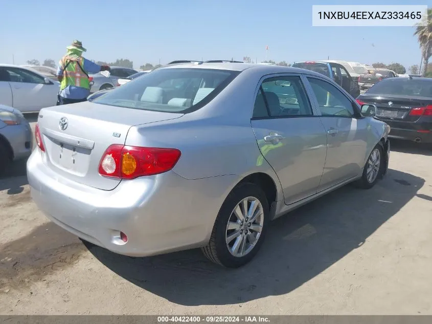 2010 Toyota Corolla Le VIN: 1NXBU4EEXAZ333465 Lot: 40422400