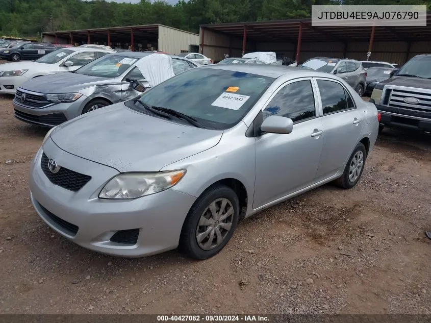 2010 Toyota Corolla Le VIN: JTDBU4EE9AJ076790 Lot: 40427082