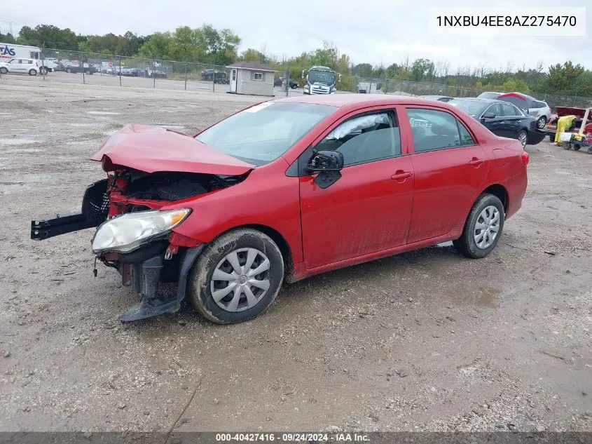 2010 Toyota Corolla Le VIN: 1NXBU4EE8AZ275470 Lot: 40427416