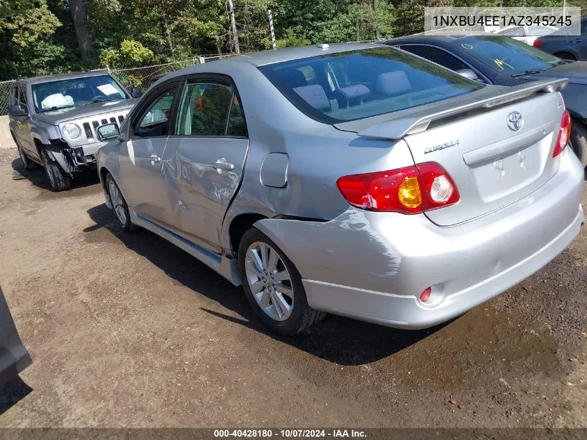 2010 Toyota Corolla S VIN: 1NXBU4EE1AZ345245 Lot: 40428180