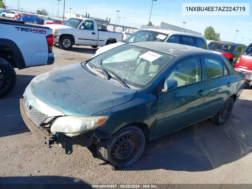 2010 Toyota Corolla Le VIN: 1NXBU4EE7AZ224719 Lot: 40430857