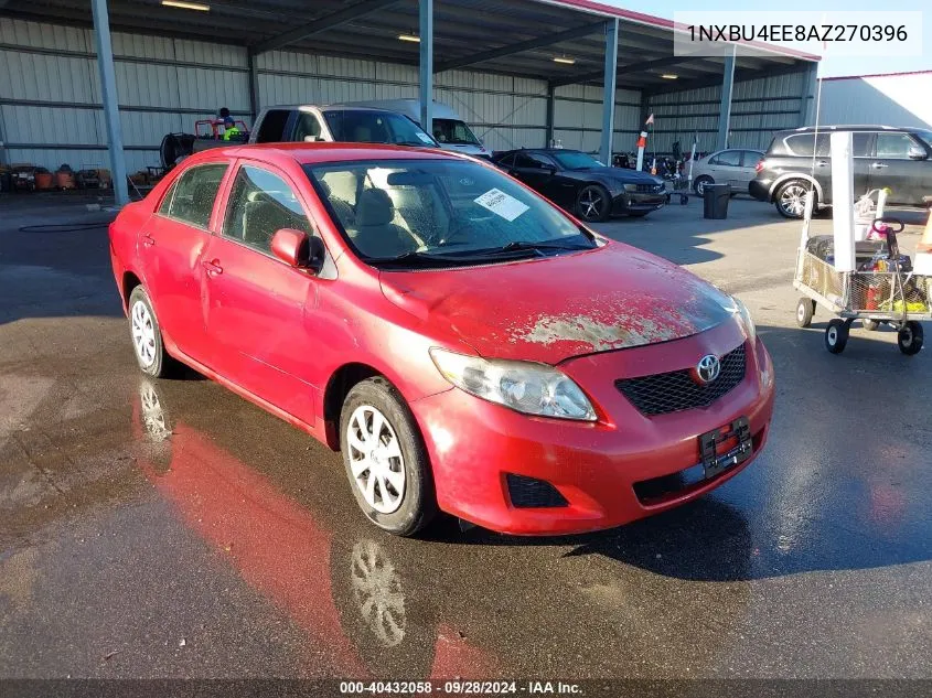 2010 Toyota Corolla Le VIN: 1NXBU4EE8AZ270396 Lot: 40432058