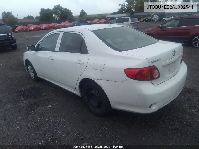 2010 Toyota Corolla VIN: JTDBU4EE2AJ082544 Lot: 40438185