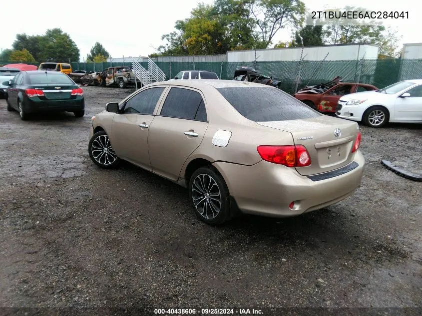 2010 Toyota Corolla Le VIN: 2T1BU4EE6AC284041 Lot: 40438606