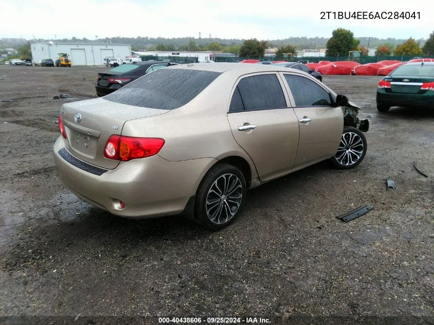 2010 Toyota Corolla Le VIN: 2T1BU4EE6AC284041 Lot: 40438606