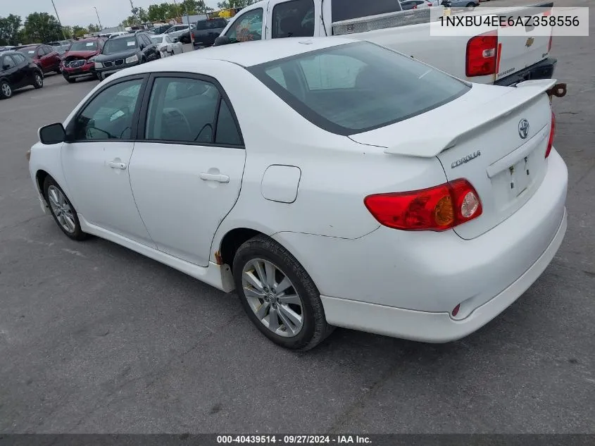 2010 Toyota Corolla S VIN: 1NXBU4EE6AZ358556 Lot: 40439514