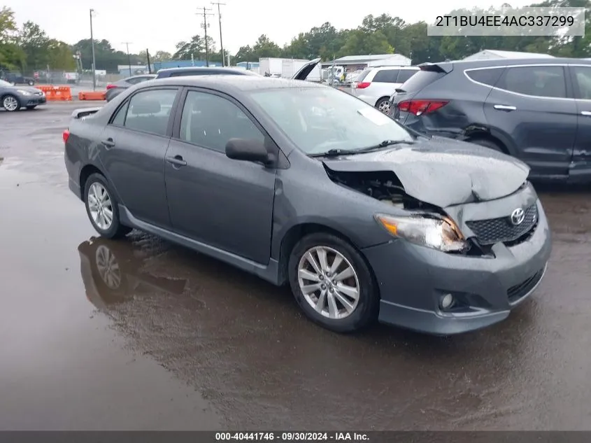 2010 Toyota Corolla S VIN: 2T1BU4EE4AC337299 Lot: 40441746