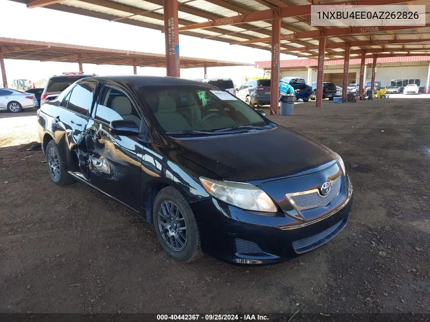 1NXBU4EE0AZ262826 2010 Toyota Corolla Le