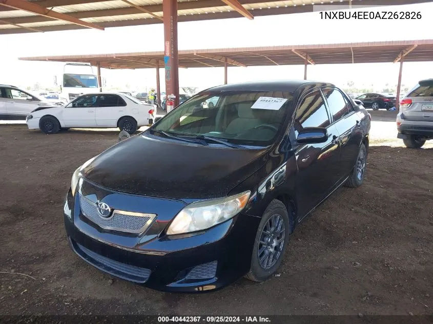 1NXBU4EE0AZ262826 2010 Toyota Corolla Le