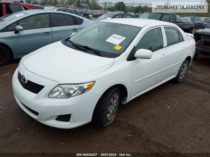 2010 Toyota Corolla S/Le/Xle VIN: JTDBU4EE7AJ085293 Lot: 40442427