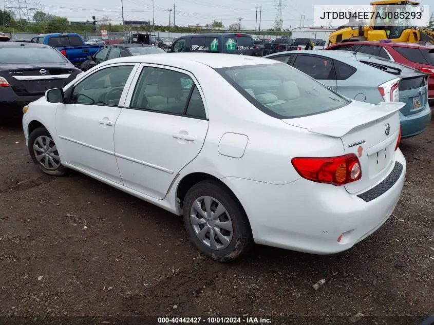 2010 Toyota Corolla S/Le/Xle VIN: JTDBU4EE7AJ085293 Lot: 40442427