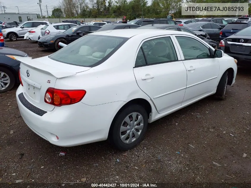 2010 Toyota Corolla S/Le/Xle VIN: JTDBU4EE7AJ085293 Lot: 40442427