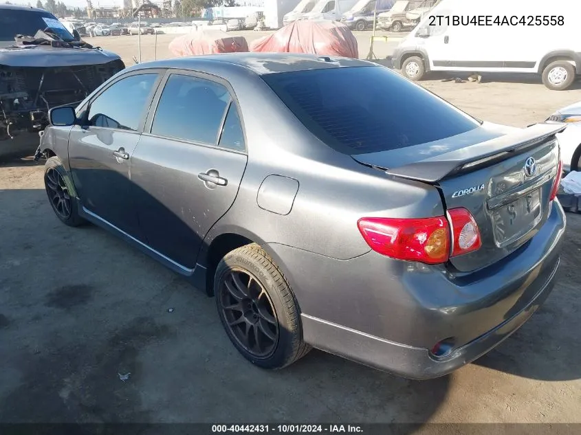 2T1BU4EE4AC425558 2010 Toyota Corolla S