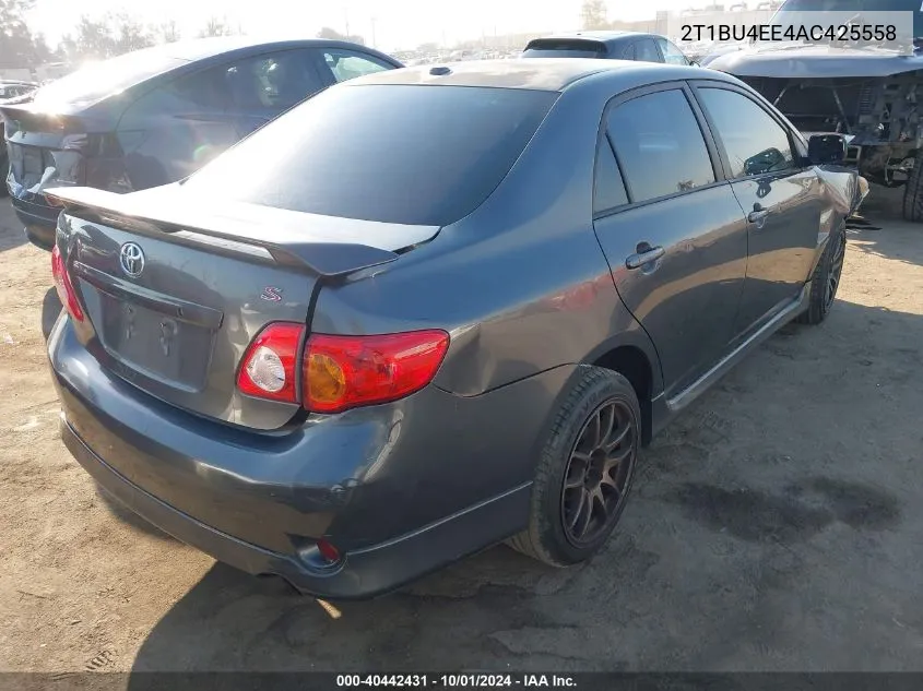 2T1BU4EE4AC425558 2010 Toyota Corolla S