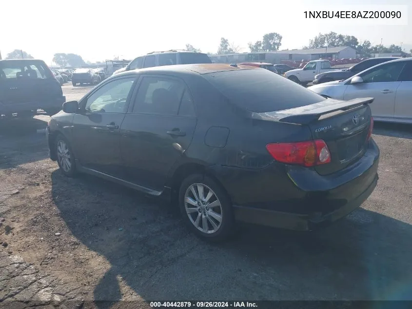 1NXBU4EE8AZ200090 2010 Toyota Corolla S