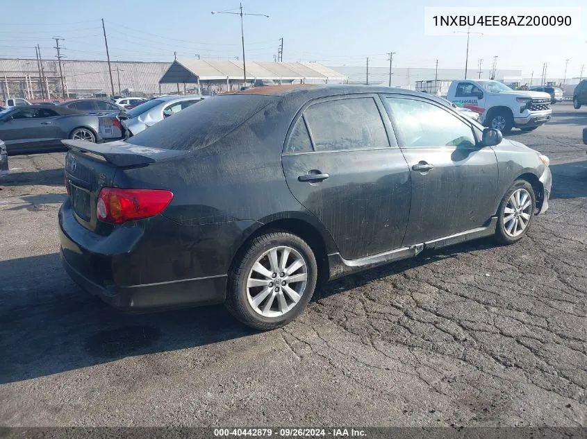 2010 Toyota Corolla S VIN: 1NXBU4EE8AZ200090 Lot: 40442879