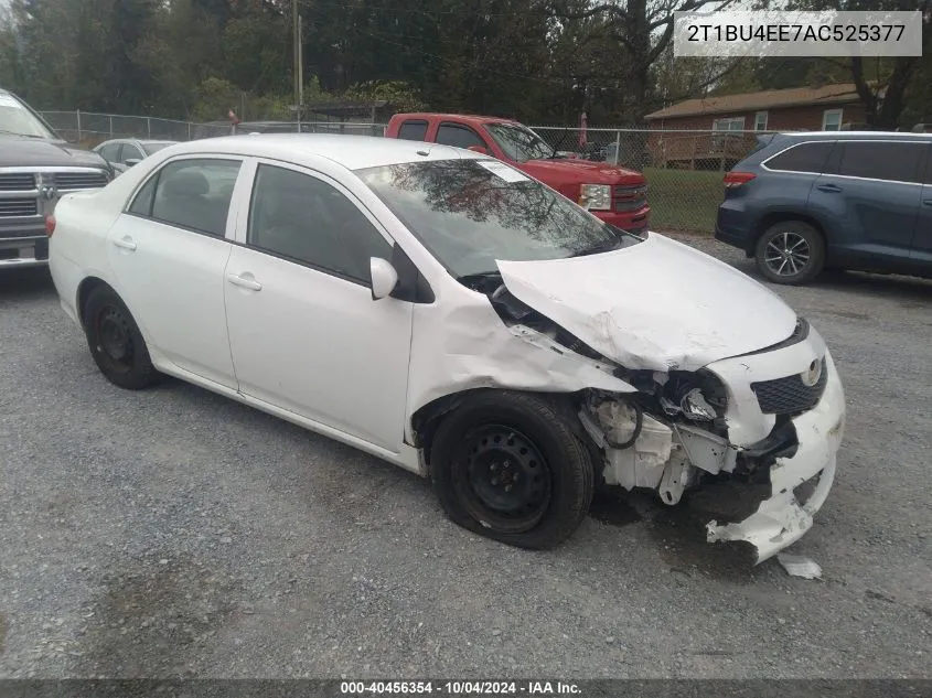 2010 Toyota Corolla Le VIN: 2T1BU4EE7AC525377 Lot: 40456354