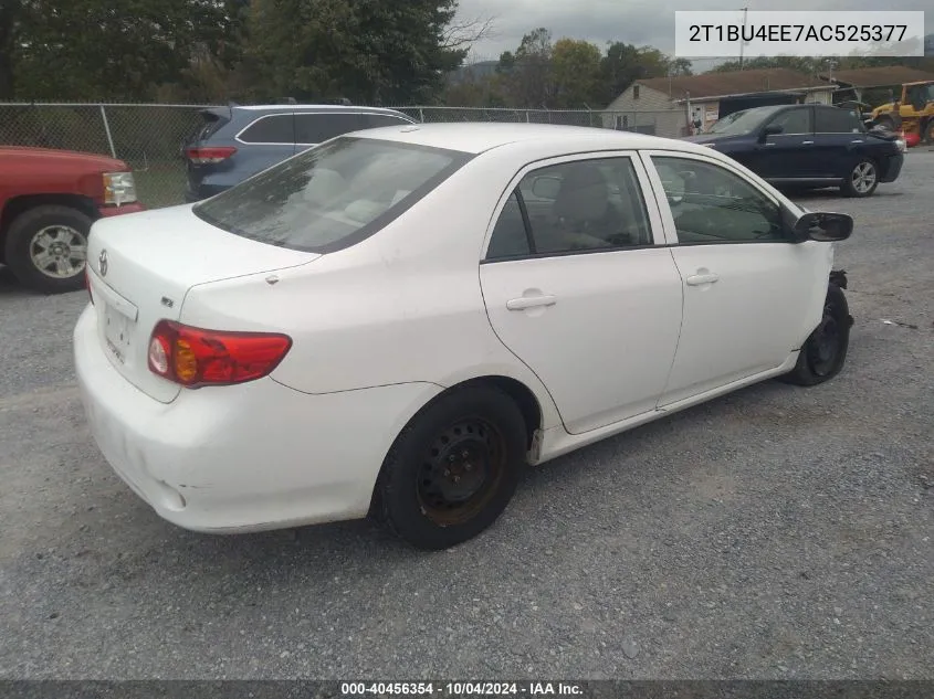 2010 Toyota Corolla Le VIN: 2T1BU4EE7AC525377 Lot: 40456354