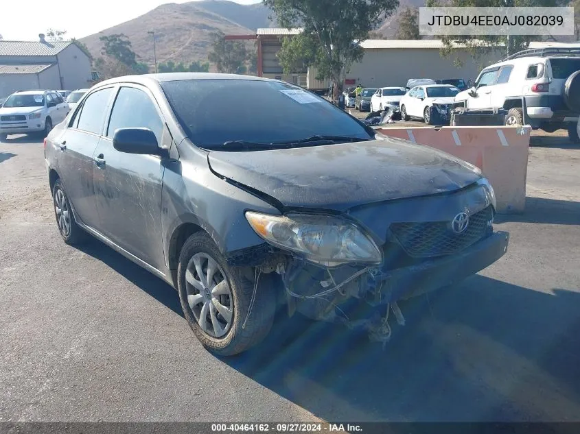 2010 Toyota Corolla Le VIN: JTDBU4EE0AJ082039 Lot: 40464162