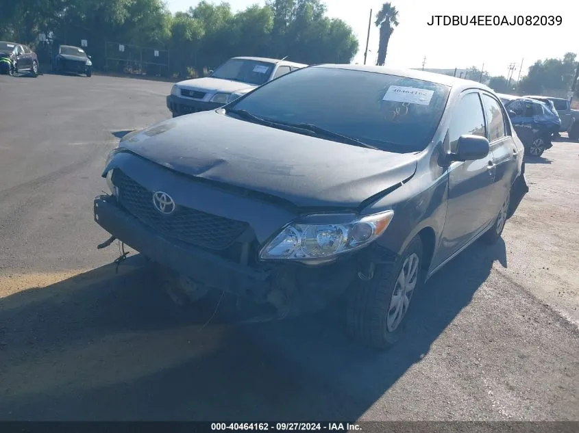 2010 Toyota Corolla Le VIN: JTDBU4EE0AJ082039 Lot: 40464162