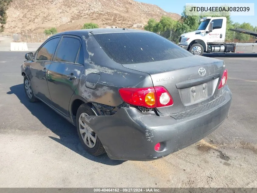 2010 Toyota Corolla Le VIN: JTDBU4EE0AJ082039 Lot: 40464162