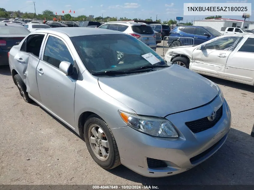 2010 Toyota Corolla Le VIN: 1NXBU4EE5AZ180025 Lot: 40467649