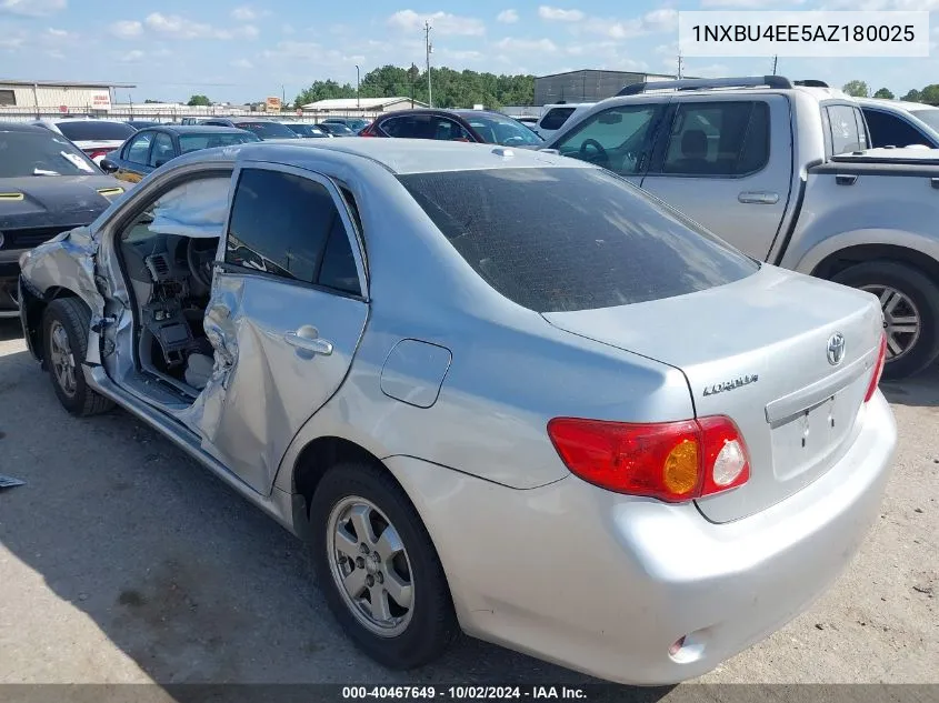 1NXBU4EE5AZ180025 2010 Toyota Corolla Le