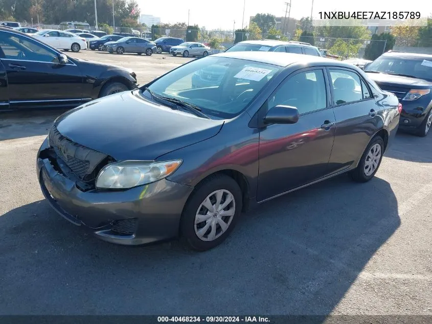 1NXBU4EE7AZ185789 2010 Toyota Corolla Le