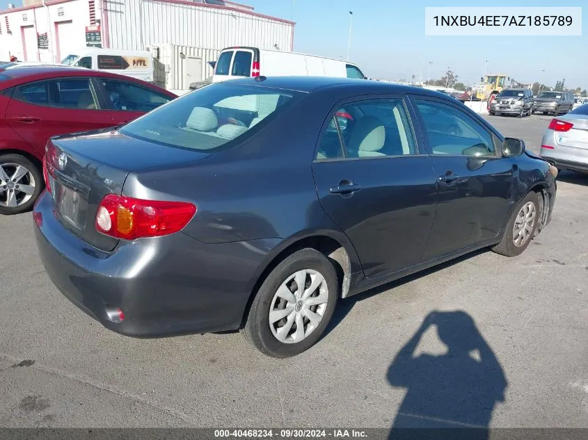 2010 Toyota Corolla Le VIN: 1NXBU4EE7AZ185789 Lot: 40468234