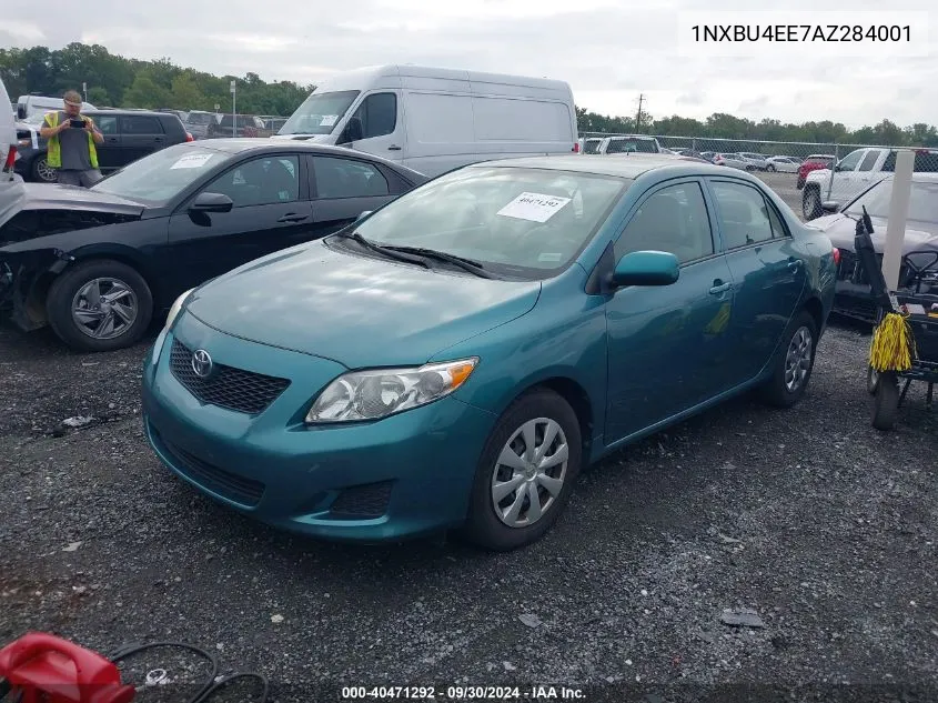 2010 Toyota Corolla Le VIN: 1NXBU4EE7AZ284001 Lot: 40471292